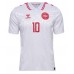 Maillot de foot Danemark Christian Eriksen #10 Extérieur vêtements Europe 2024 Manches Courtes